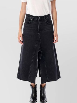 Haikure cotton a-line skirt