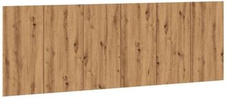 vidaXL Vidaxl - Cabecero de pared madera ingeniería roble artisian 240x1,5x80cm