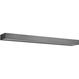 Trio rocco H2O applique led 8W 800lm, 3000K bi-emissione nero IP44 l. 60CM