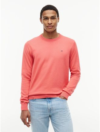 Tommy Hilfiger Mens Classic Crewneck Sweater - Pink - XXL