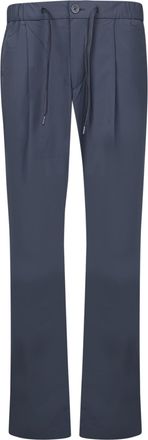 Herno Maestro Dark Blue Elegant Trousers