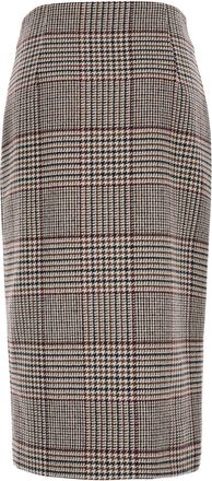 Federica Tosi Womens Skirt Galles Multicolour Wool