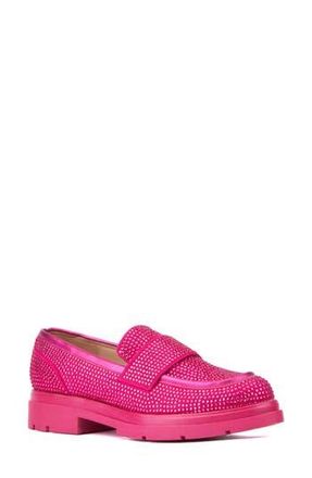 New York & Company Abigail Rhinestone Loafer in Pink at Nordstrom Rack, Size 8.5