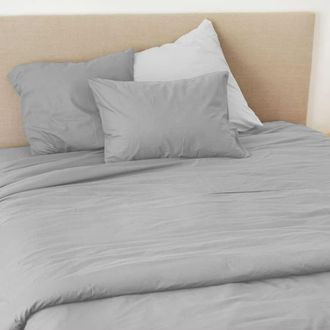 Toison d'Or Funda de edredón liso en algodón lavado