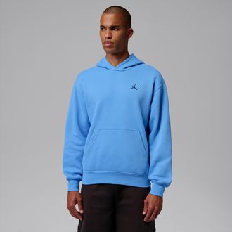 Nike Jordan Mens Jordan Brooklyn Fleece Pullover Hoodie in Blue | FV7281-412