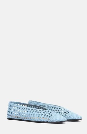 Scarosso Ella Ballerinas in Light Blue - Calf at Nordstrom, Size 38.5