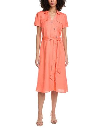 Karl Lagerfeld Karl Lagerfeld Midi Faux Surplice Dress