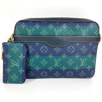 Louis Vuitton Blue Green Clutch Bag (Pre-Owned)
