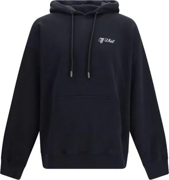 Off-white Black Cotton Mens Sweatshirt