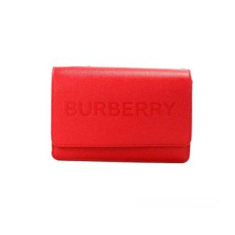 Burberry Burberry Hampshire Small Red Embossed Logo Smooth Leather Crossbody Womens Bag
