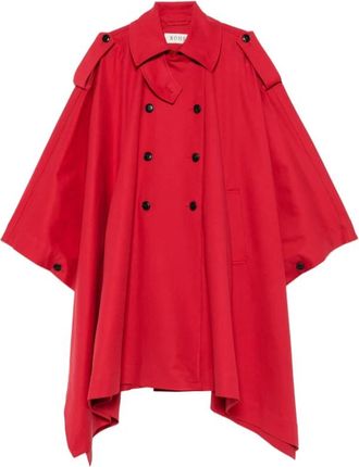 R&oacute;he Dubbele-breasted Jas - Dames - Mantel - Rood - XS - Jassen