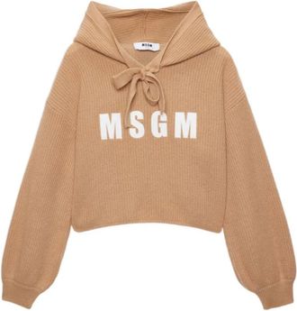Msgm Msgm, Donna, Felpe, Beige, M, new