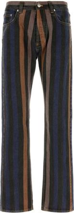 Versace Multicolor Mid Rise Jeans