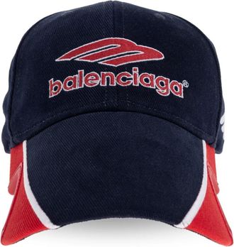 Balenciaga Baseball Cap - Heren - Petten - Blauw - M - Katoen - Accessoires