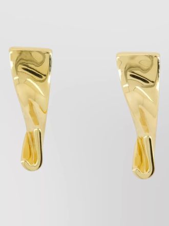 Jacquemus les boucles j brass metal earrings