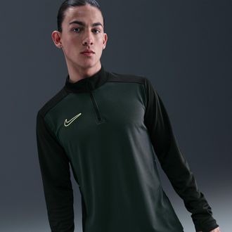 Nike Mens Academy Dri-FIT Soccer Drill Top in Green | HJ3783-390