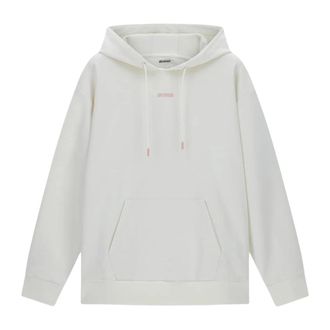 Guess Hooded Sweatshirt met Print op de Rug - Dames - Hoodies - Wit - S - Hoodies & sweatvesten