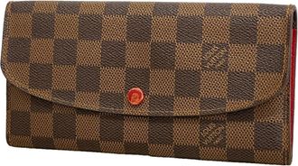 Louis Vuitton Ebene Rouge Long Wallet (Bi-Fold) (Pre-Owned)