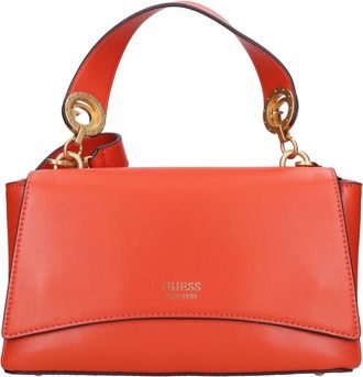 Guess Tassen, Dames, Oranje, ONE Size, Leer, Faux Leren Tas