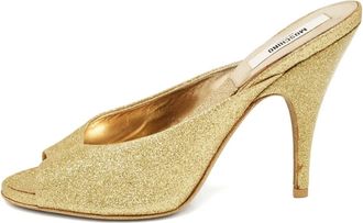 Moschino Mules con glitter - Oro