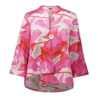 Joseph Ribkoff Shirts, female, Pink, Size: 3XL Lds Jacket
