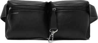 Givenchy Zwarte leren heuptas - Heren - Heuptassen - Zwart - ONE Size - Leer - Tassen