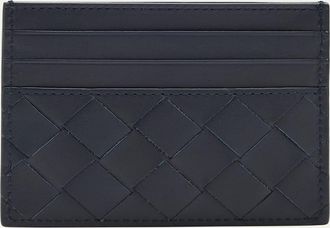 Bottega Veneta Mens Intrecciato Leather Card Case