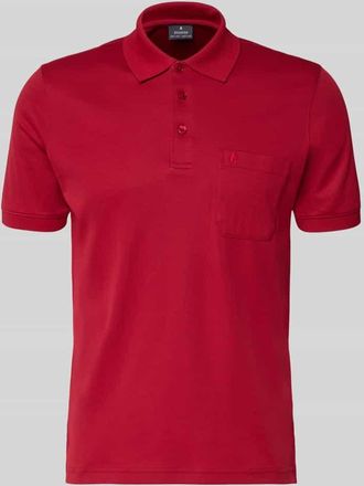Ragman Regular Fit Poloshirt mit Brusttasche in Rot, Gr&ouml;&szlig;e XXXL