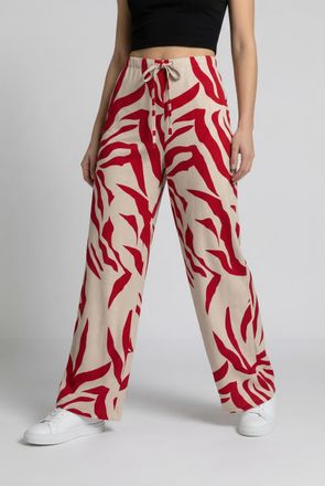Only Schlupfhose ONLY ONLSAKURA LOOSE PULL UP PANTS WVN, Damen, Gr. XL, N-Gr, barbados cherry aop:flower, Web, Obermaterial: 55% Viskose, 45% Nylon, bedruc