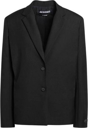 Jacquemus Jassen, Dames, Zwart, S, Katoen, Carrée Jas