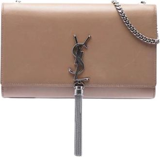 Saint Laurent Pre-owned Kate Cross Body Bag - Dames - Vintage Schoudertas - Bruin - ONE Size - Leer - Vintage