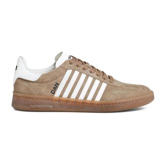 Dsquared2 Boxer Sneakers - Heren - Schoenen - Bruin - Maat: 40 1/2 EU Su&egrave;de