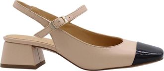 Catwalk Ballerina Schoenen Mary Jane Stijl - Dames - Pumps - Wit - 38 EU - Leer - Schoenen