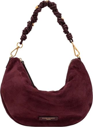 Gianni Chiarini Cleo Schoudertas - Dames - Schoudertassen - Rood - ONE Size - Su&egrave;de - Tassen