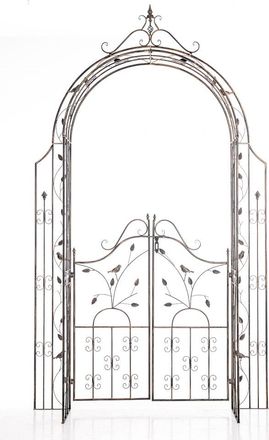 Clp Clp - Arco De Flores Para Jard&iacute;n Con Puerta Grenada Bronce