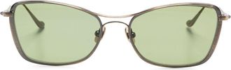 Matsuda rectangle-frame sunglasses - Brown