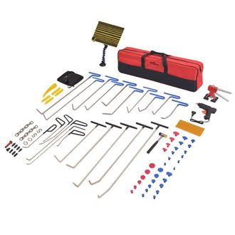 vidaXL Vidaxl Set 87 Pz Rimozione Ammaccature Senza Verniciatura Acciaio Inox