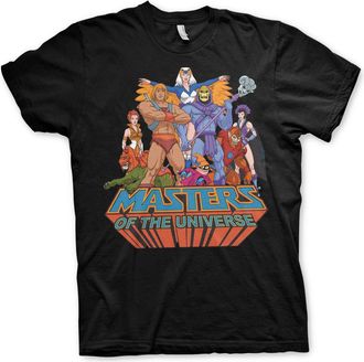 Hybris Official Compatible He-Man Masters of The Universe Men Women Unisex Top T Shirt-M Black