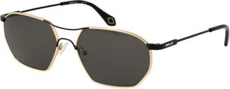 Replay Sunglasses, male, Yellow, Size: ONE SIZE Metal Frame Sunglasses