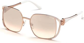 Guess Roze Gouden Metalen Zonnebril