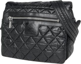 Chanel Pre-owned Cross Body Bags, female, Black, Size: ONE SIZE Pre-owned Vintage Shoulder Bag