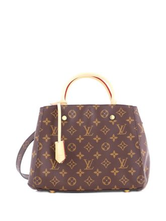 Louis Vuitton Montaigne Handbag Monogram Canvas BB satchel - Brown