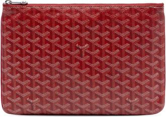 Goyard Clutch Senat MM in tela Goyardine 2015 - Rosso