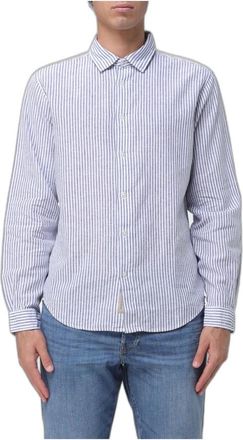 Woolrich Casual Shirts - Heren - Casual Overhemden - Blauw - XL - Overhemden