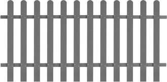 vidaXL Staccionata in wpc 200x100 cm - Vidaxl