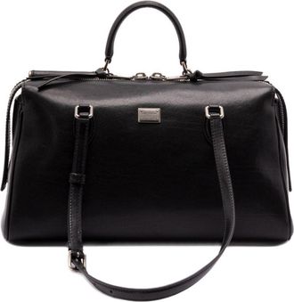Dolce & Gabbana Womens Vittoria Leather Handbag