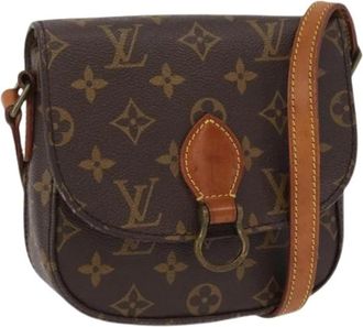 Louis Vuitton Pre-owned Canvas Cross Body Bag - Dames - Vintage Schoudertas - Bruin - ONE Size - Vintage