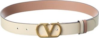 Valentino Vlogo Signature Reversible Leather Belt
