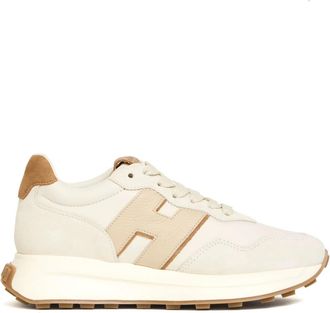 Hogan Retrorun Bimateriale - Dames - Sneakers - Wit - 36 EU - Leer - Schoenen