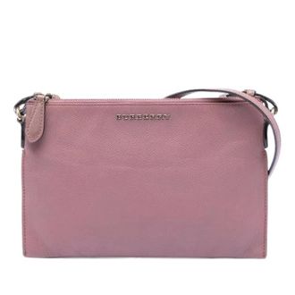 Burberry Pre-owned Cross Body Bags, female, Pink, Size: ONE SIZE Pre-owned Peyton Shoulder Bag